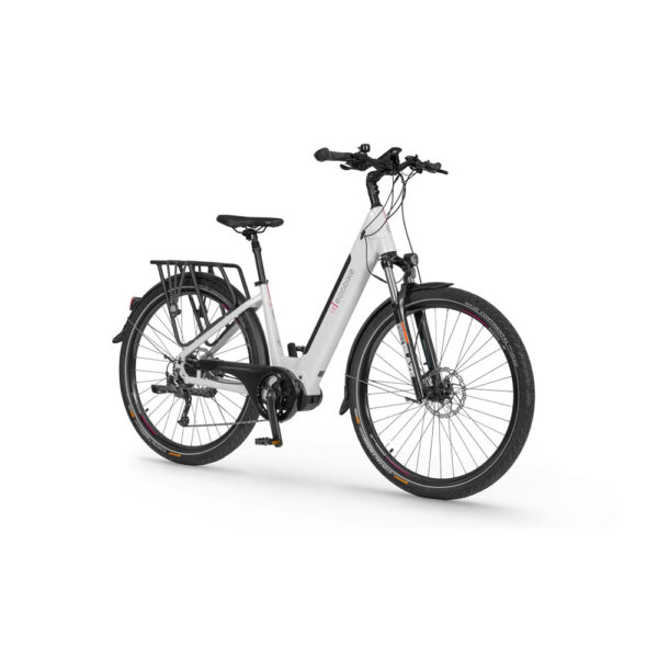 rower elektryczny ecobike lx300 17” (28”) 2023 white lg 48v 14 ah (80-135 km) na ukos