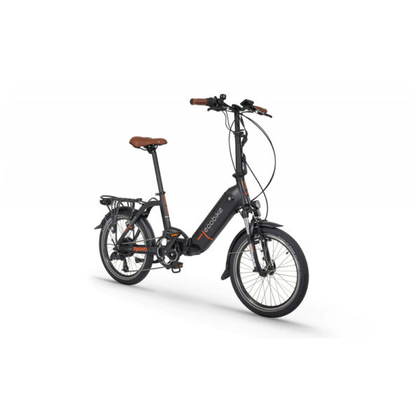 rower elektryczny ecobike rhino 15" (20") 2022 black greenway 16 ah (80-150km) z pokrowcem na ukos