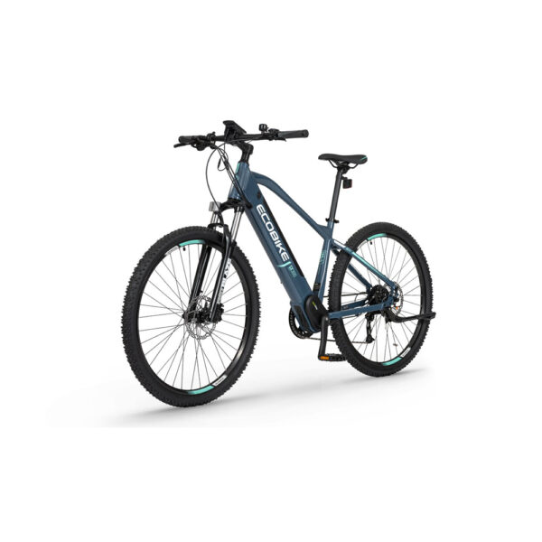 rower elektryczny ecobike SX300 18" (29") 2022 blue greenway 48v 10,4 ah (50-80km) na ukos lewo