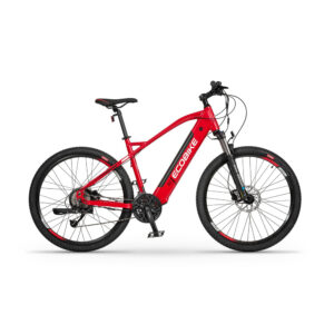 rower elektryczny ecobike sx4 19" (27,5") 2022 red lg 36v 17,5 ah (90-140km)