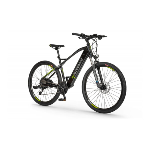rower elektryczny ecobike sx5 20" (29") 2022 black lg 36v 17,5 ah (90-140km) na ukos