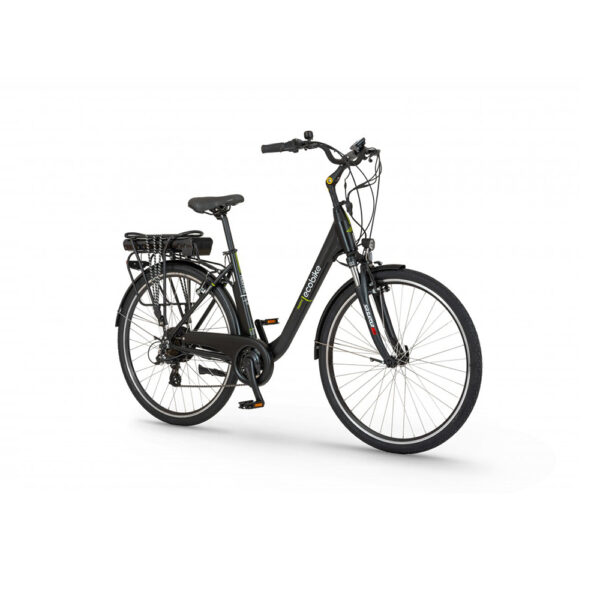 rower elektryczny ecobike traffic 28" (28") 2022 black greenway 10,4 ah (50-80km) na ukos
