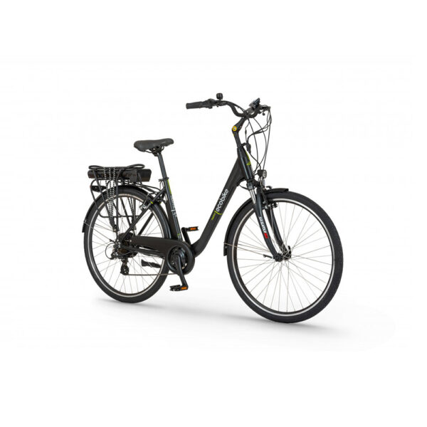 rower elektryczny ecobike traffic 28" (28") 2022 black greenway 13 ah (60-110km) na ukos