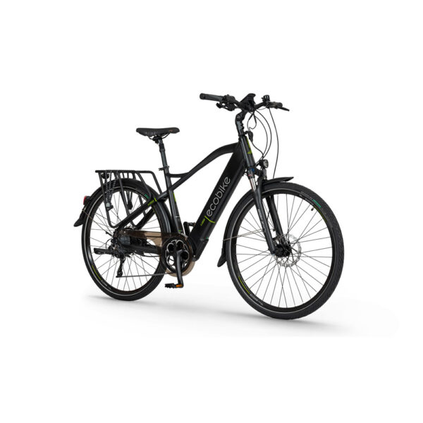 rower elektryczny ecobike x-cross m 20" (28") 2022 black lg 36v 17,5 ah (90-140km) na ukos
