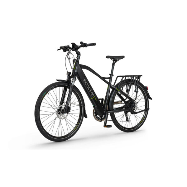 rower elektryczny ecobike x-cross m 20” (28”) 2023 black lg 36v 16 ah (60-140 km) na ukos lewo