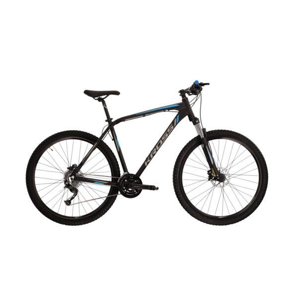 rower górski kross esprit 2.1 l 21" (29") 2022 matowy czarny grafitowy niebieski
