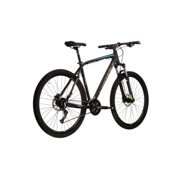 rower górski kross esprit 2.1 l 21" (29") 2022 matowy czarny grafitowy niebieski tył